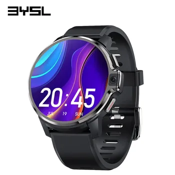 BYSL DM30 akıllı saat Erkekler 4G Çağrı Dokunmatik Ekran GPS Spor İzle HD 5MP Kamera Bluetooth Wıfı 1050mAh Pil SIM Kart Smartwatch