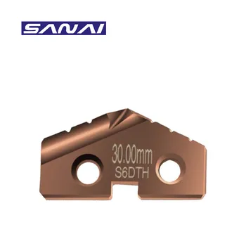 SANAI 1 adet Eklemek Maça Matkap CNC Karbür Insert Yüksek Hızlı Çelik Insert S6STA S6DTH Kobalt HSS Insert S2STA S2STH