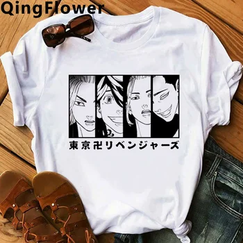 Anime Tokyo Revengers t-shirt tişört erkek harajuku kawaii baskı t-shirt elbise ulzzang