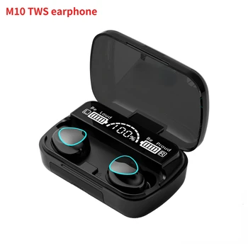 Toptan M10 Tws kablosuz kulaklıklar Bluetooth Kulaklık Kulak Tomurcukları Handsfree Hifi Oyun Kulaklık Mikrofon İle Spor pk f9
